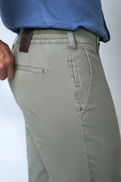 M 5 BY MEYER M 5 BY MEYER Chino mit Stretchbund, Grün (oliv), – Produktbild 8 von 8