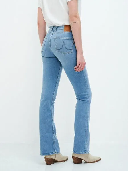 Kuyichi Kuyichi Damen Jeans Bootcut Amy Lucky Vintage Bio-Baumwolle, Blau, – Produktbild 4 von 4