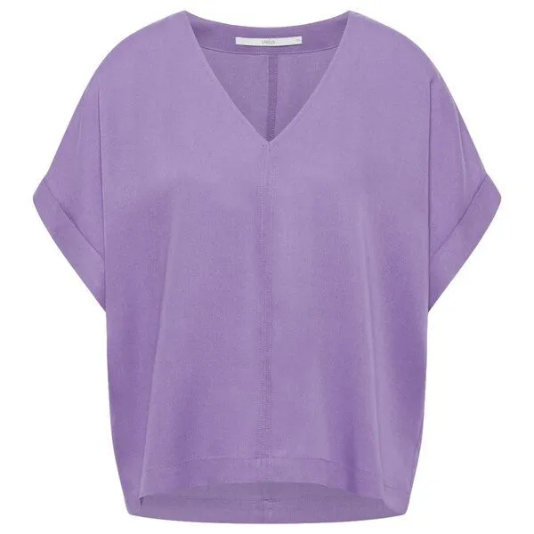 LANIUS LANIUS Kurzarm-Bluse, Purple haze, – Produktbild 1 von 4