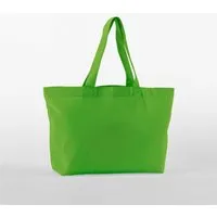 Westford Mill Westford Mill EarthAware® Baumwolltasche Große Einkaufstasche Shopper Strandtasche Schwimmbadtasche, Grün (apfel), – Produktbild 1 von 1