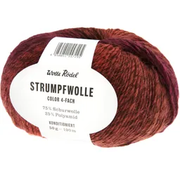 Wolle Rödel Wolle Rödel Strumpfwolle Color Beere-Oliv – Produktbild 1 von 1