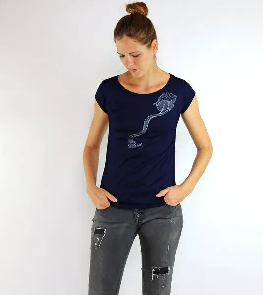 Gary Mash GARY MASH Shirt Asheville Muschel aus Modal®-Mix, Blau, – Produktbild 3 von 4