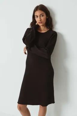 SKFK SKFK Damen vegan Kleid Rosane Schwarz – Produktbild 1 von 1