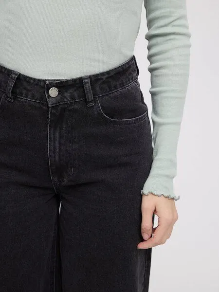 Mazine Mazine Damen Jeans im Barrel-Style aus 100% Bio-Baumwolle, Dark grey (grau), – Produktbild 4 von 4