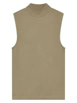KnowledgeCotton Apparel KnowledgeCotton Apparel Ripptop - High neck rib top - aus Bio-Baumwolle – Produktbild 1 von 1