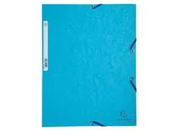 Exacompta 25 Exacompta Sammelmappen, Colorspan-Karton, 400 g/m², DIN A4, 3 Klappen, türkis – Produktbild 1 von 1