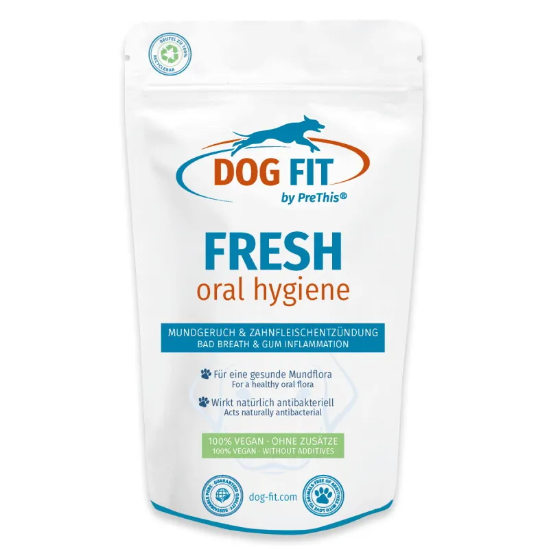 DOG FIT by PreThis DOG FIT by PreThis ® FRESH oral hygiene » Frischer Atem & Maulhygiene » Hunde – Produktbild 1 von 2