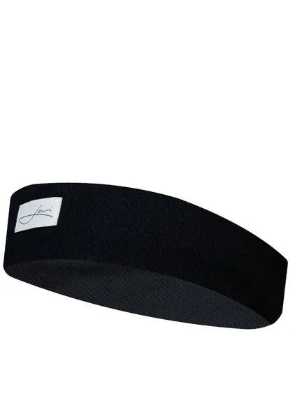 Lou-i Lou-i Stirnband aus Bio-Baumwolle, Schwarz, – Produktbild 2 von 4
