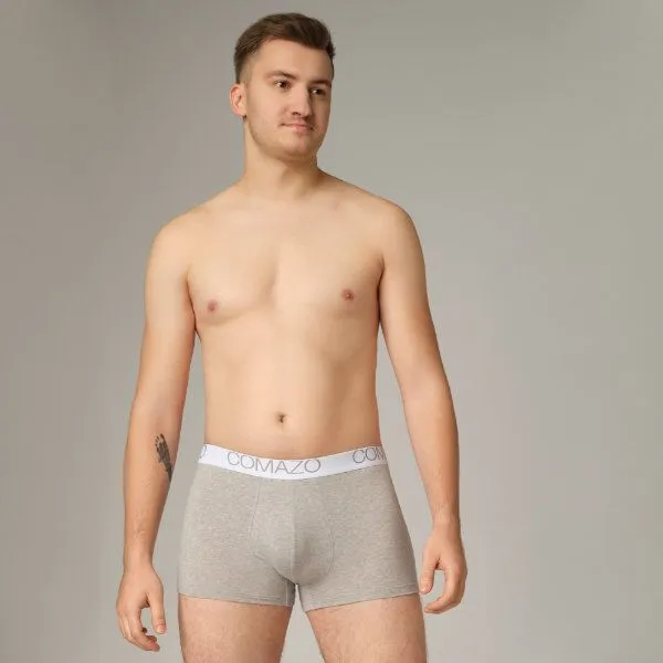 comazo|earth comazo|earth Fairtrade Single Jersey Pants | GOTS zertifiziert, Grau-mellange, – Produktbild 3 von 4