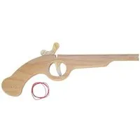 Mitienda Shop Mitienda Shop Holzpistole Piraten | Holzspielzeug Revolver aus Holz – Produktbild 1 von 1