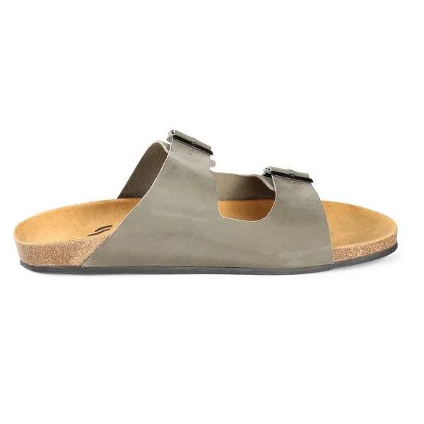Fairticken Fairticken CORGHO vegane "NoBuck" Unisex Sandale, Grau-khaki, – Produktbild 4 von 4