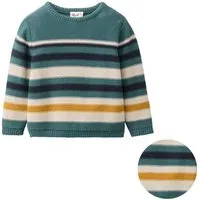 People Wear Organic People Wear Organic Strick Pullover, bunt geringelt, Bio-Baumwolle – Produktbild 1 von 1