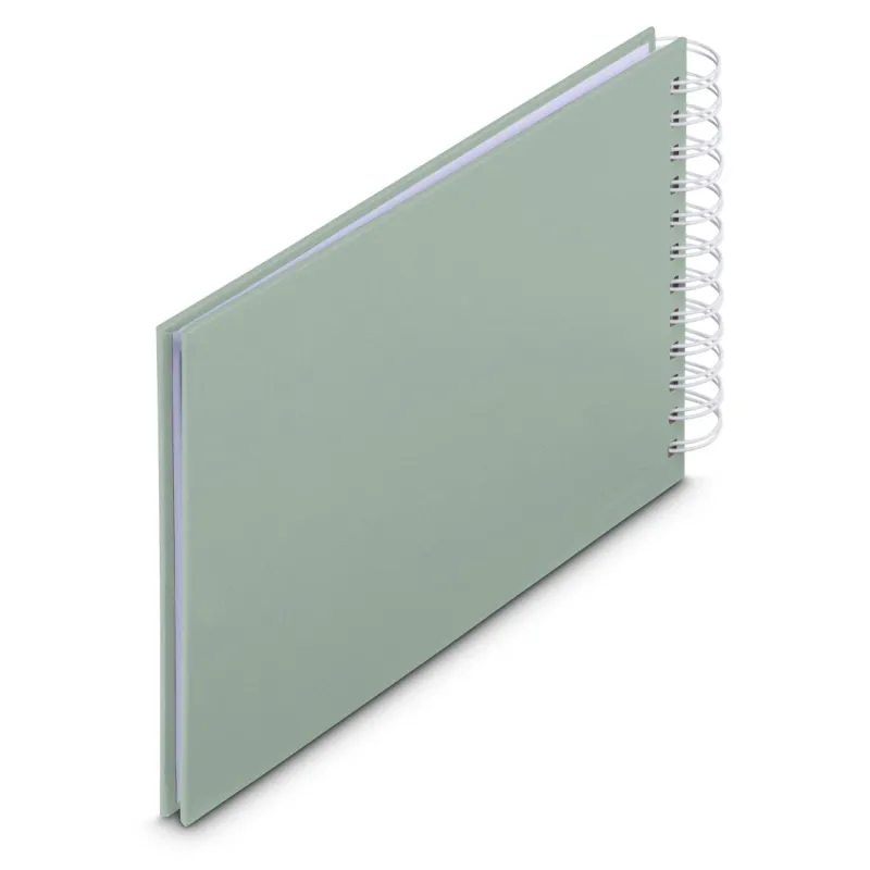 Hama Hama Spiral-Album "Fine Art", 24x17 cm, 50 weiße Seiten, Salbei – Produktbild 2 von 5