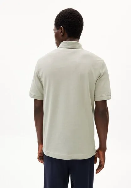 ARMEDANGELS ARMEDANGELS MAARIO - Herren Polo T-Shirt aus Bio-Baumwolle, Seagreen, – Produktbild 2 von 4