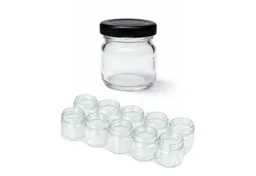 mikken mikken 10 kleine Einmachgläser 40 ml mit Schraubdeckel – Produktbild 1 von 1