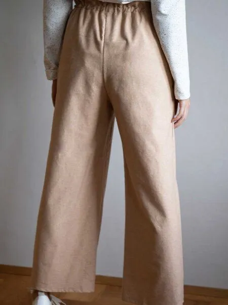 Ecostories Ecostories Ladies Bioflanell-Culotte beige, Sandburg – Produktbild 3 von 4