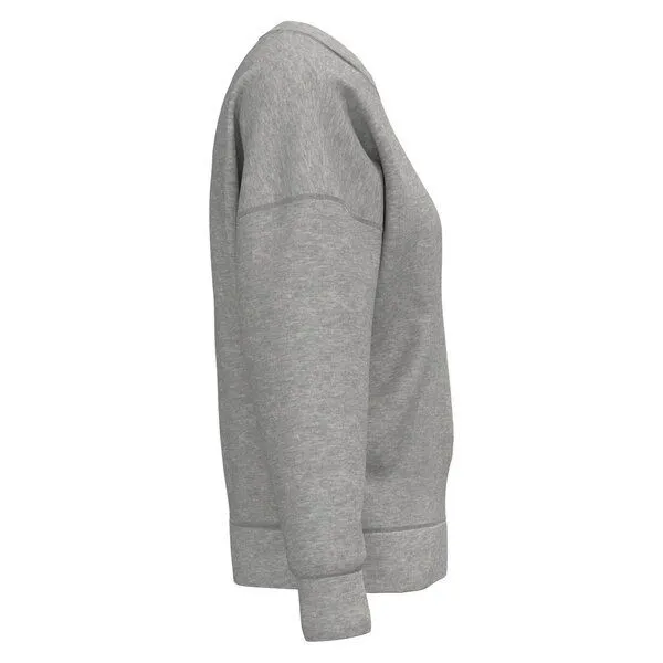 YTWOO YTWOO Damen Basic Sweatshirt, Moon grey heather, – Produktbild 3 von 3