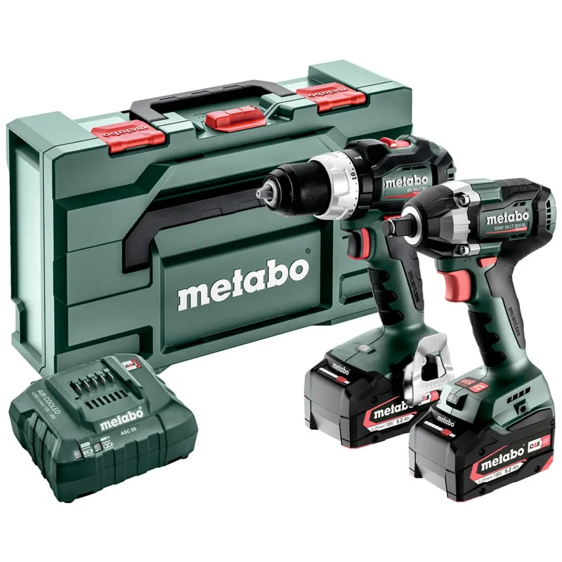 Metabo Metabo Akku Combo Set 2.9.3 18V, BS 18 LT BL + SSW 18 LT 300 BL, metaBOX 145 L – Produktbild 1 von 1