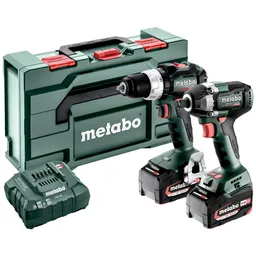 Metabo Metabo Akku Combo Set 2.9.3 18V, BS 18 LT BL + SSW 18 LT 300 BL, metaBOX 145 L – Produktbild 1 von 1