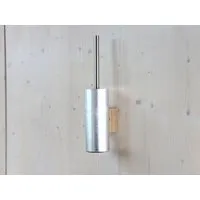 werkvoll by Lena Peter werkvoll by Lena Peter Recycling Wandhalter WC-Bürste FIRE mit Edelstahlgriff, Silber, – Produktbild 1 von 1