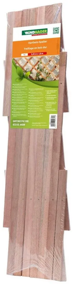Windhager Windhager Rankgitter Holz-Spalier FSC-zertifiziert für Rosen und Kletterpflanzen, 1 St., Rankhilfe für Hauswände, erhältlich in unterschiedlichen Größen, Beige, – Produktbild 2 von 5