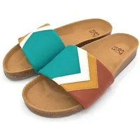 Fünve Fünve Vegane Slides mit Fußbett | Herren, Sunset (braun), – Produktbild 1 von 1