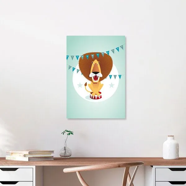 Photocircle Photocircle Poster / Leinwandbild - Zirkus-Löwe – Produktbild 1 von 8
