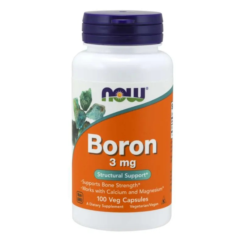 Now Foods Now Foods Bor 3 mg 100 Kapseln – Produktbild 1 von 1