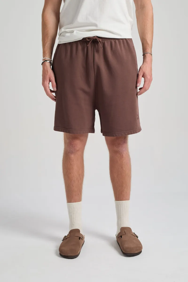 Trendsplant Trendsplant Herren vegan Sweatshorts Essentials Shaved Chocolate Braun, Braun, – Produktbild 2 von 2