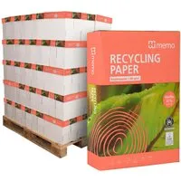 Memo 100.000 Blatt Recycling-Kopierpapier 'memoPRINT' DIN A4, 80 g/m² (ganze Palette) – Produktbild 1 von 1