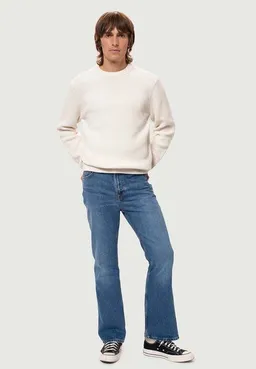 Nudie Jeans Nudie Jeans Strickpullver August Rib Cotton – Produktbild 1 von 1