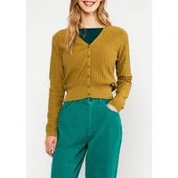 blutsgeschwister Blutsgeschwister Lochstrick Cardigan "Save The World" mit V-Ausschnitt – Produktbild 1 von 1