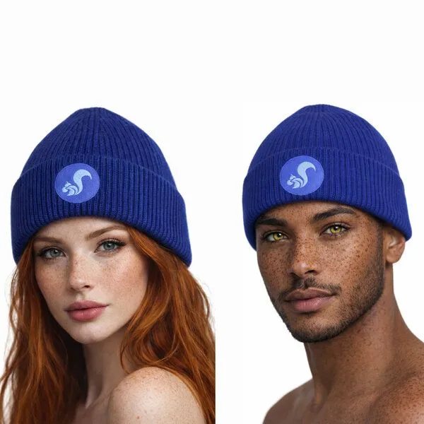 thies Vegane Mütze "thies ® Organic Beanie" aus reiner, zertifizierter Biobaumwolle, unisex, State blue (dunkelblau), – Produktbild 1 von 4