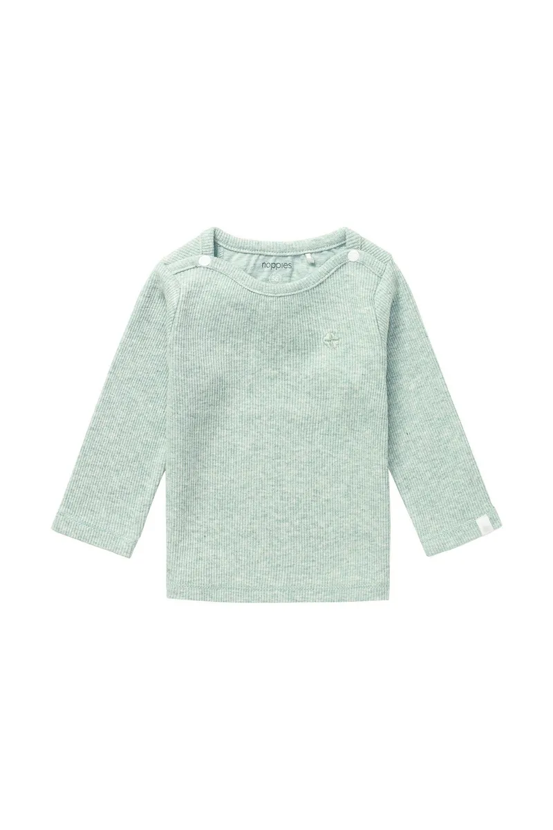 Noppies Newborn Langarmshirt Natal, Blau, – Produktbild 3 von 3