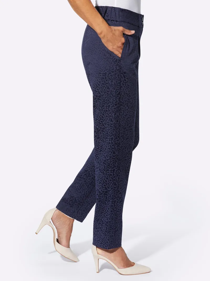 Witt Bundfaltenhose, Marine, – Produktbild 2 von 2