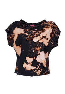 Lena Schokolade Lena Schokolade Black bleach Shirt aus Bio-Baumwolle – Produktbild 1 von 1