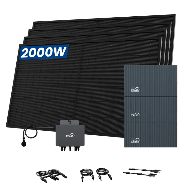 TSUN TSUN DCU2000Lite Batteriespeicher für Balkonkraftwerke, mit 4 x 500W Bifaziale Solarmodule - 6kWh / Selbstabholung – Produktbild 1 von 1