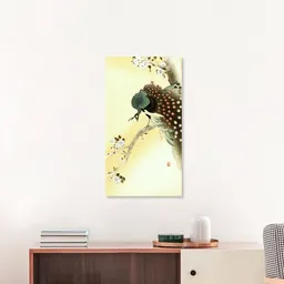 Photocircle Photocircle Poster / Leinwandbild - Pfau auf einem Kirschblütenbaum von Ohara Koson – Produktbild 1 von 1