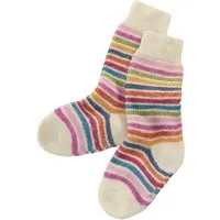 hirsch natur Kinder Socken Bio-Schurwolle Rainbow naturmix Gr.18-20 – Produktbild 1 von 1