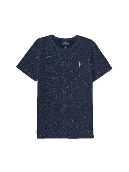 FUXBAU FUXBAU Männer fux T-Shirt - neps, Navy neps, – Produktbild 3 von 4