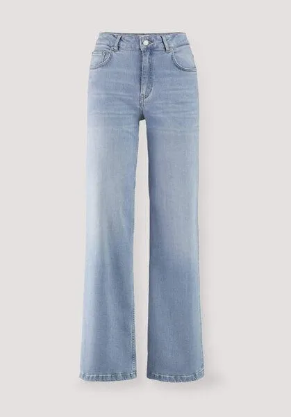 hessnatur hessnatur Jeans ALVA High Rise Wide Leg aus Bio-Denim, Hell-blau, – Produktbild 6 von 7