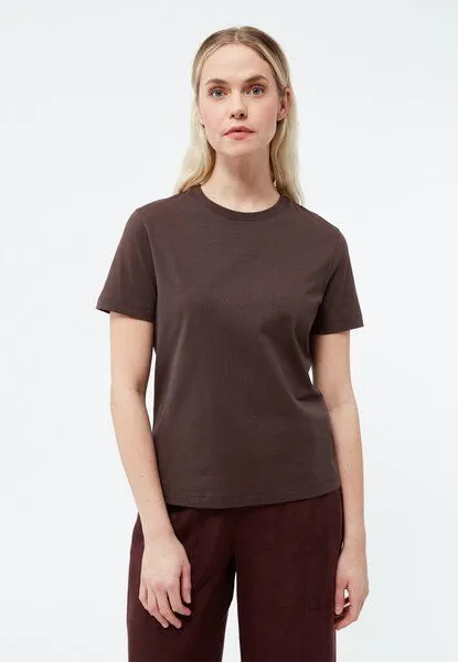 Givn Berlin Givn Berlin T-Shirt GBFINE aus Bio-Baumwolle, Coffee brown, – Produktbild 1 von 4