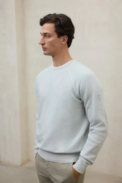 ECOALF ECOALF Sweatshirt aus 100 % recycelter Baumwolle, Ice, – Produktbild 1 von 3