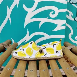 REFISHED fair fashion REFISHED fair fashion Espadrilles 'HAPPINESS' (Lemon) – Produktbild 1 von 1