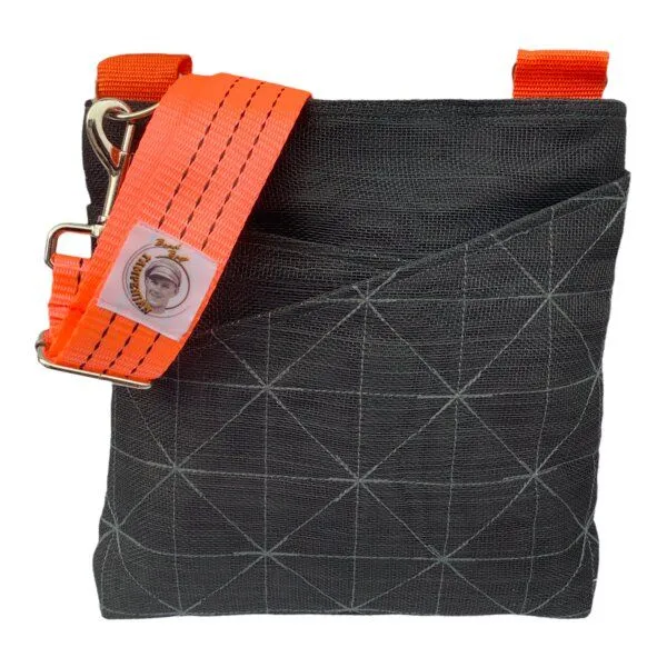 Beadbags Beadbags Umhängetasche aus reused Moskitonetz NET11TJ, Schwarz, – Produktbild 1 von 4