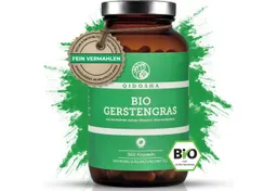 QIDOSHA Bio Gerstengras Kapseln, 360 St., 215 g, Aus kontrolliert biologischem Anbau – Produktbild 1 von 1