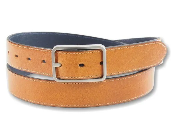 Greenbelts Greenbelts Herren Ledergürtel WENDY, Virginia/marine, – Produktbild 4 von 4