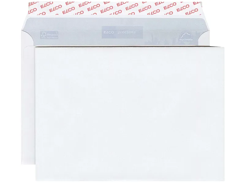 Elco 25 Elco Proclima Briefumschläge DIN C5, mit Haftklebung, ohne Fenster – Produktbild 1 von 1