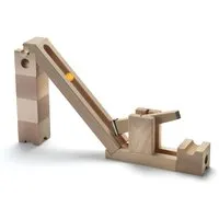 CUBORO Kugelbahn Erweiterungsset Kick aus unbehandeltem Buchenholz 5x5x5 cm – Produktbild 1 von 1
