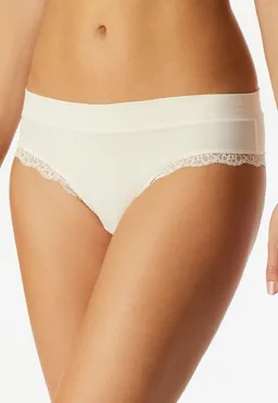 Schiesser Schiesser Brasilslip Unique Cotton feine Spitze an den Beinausschnittten – Produktbild 1 von 1